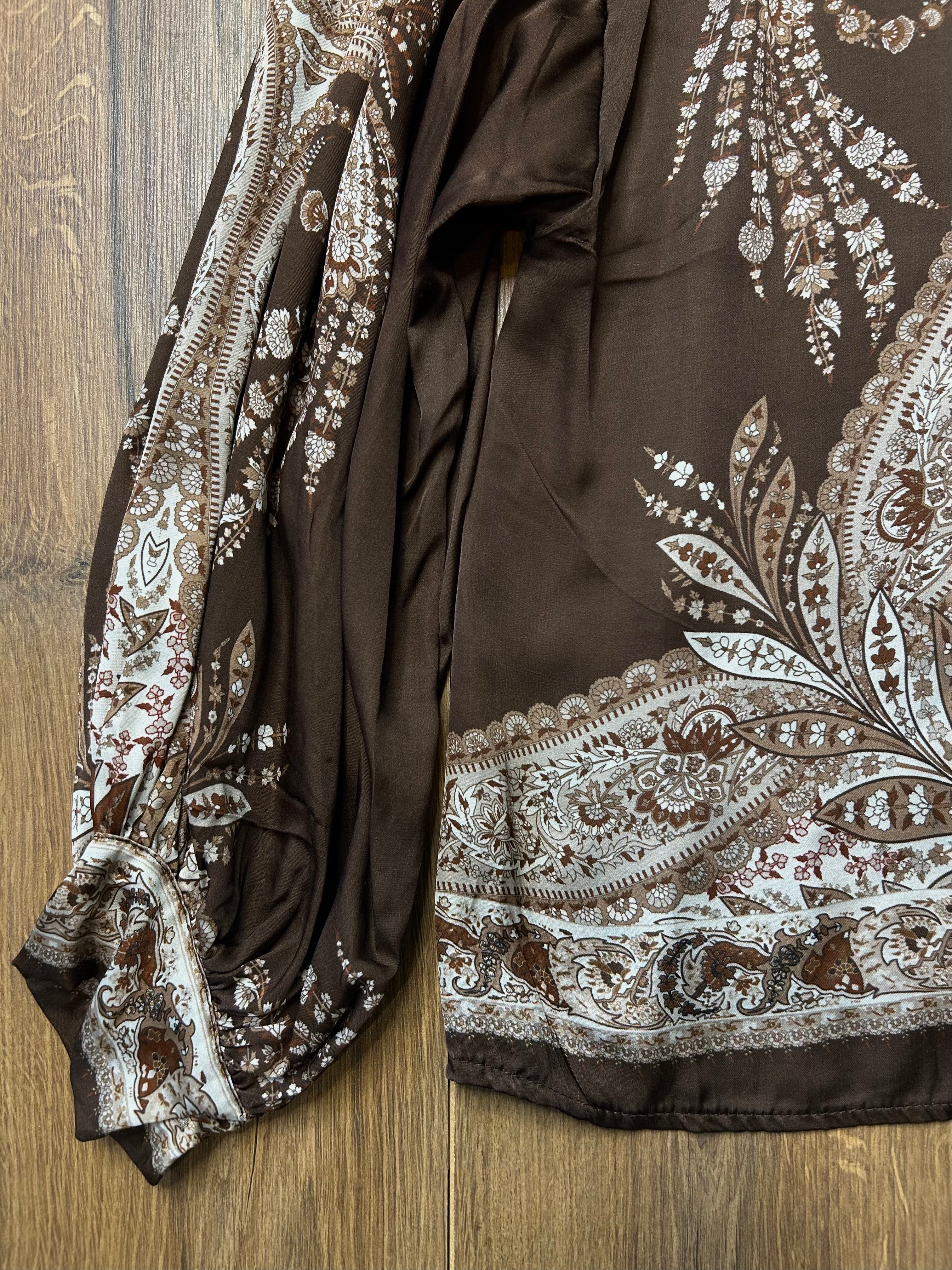Camicia stampa foulard