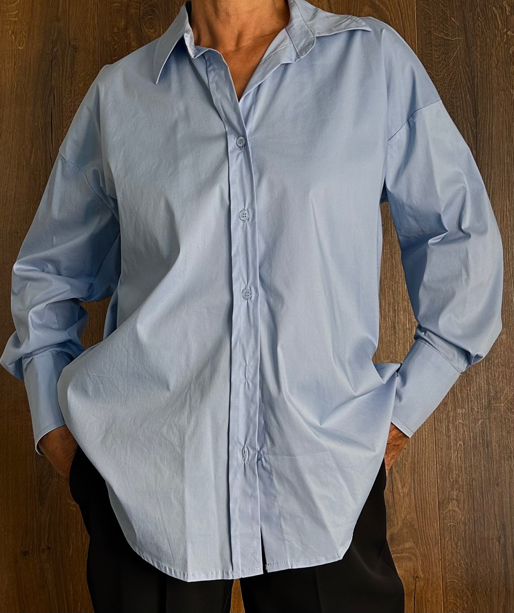 Camicia cotone stretch