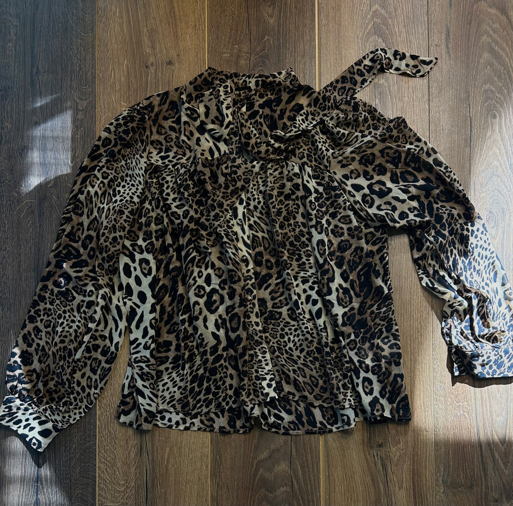 Camicia Leopard print