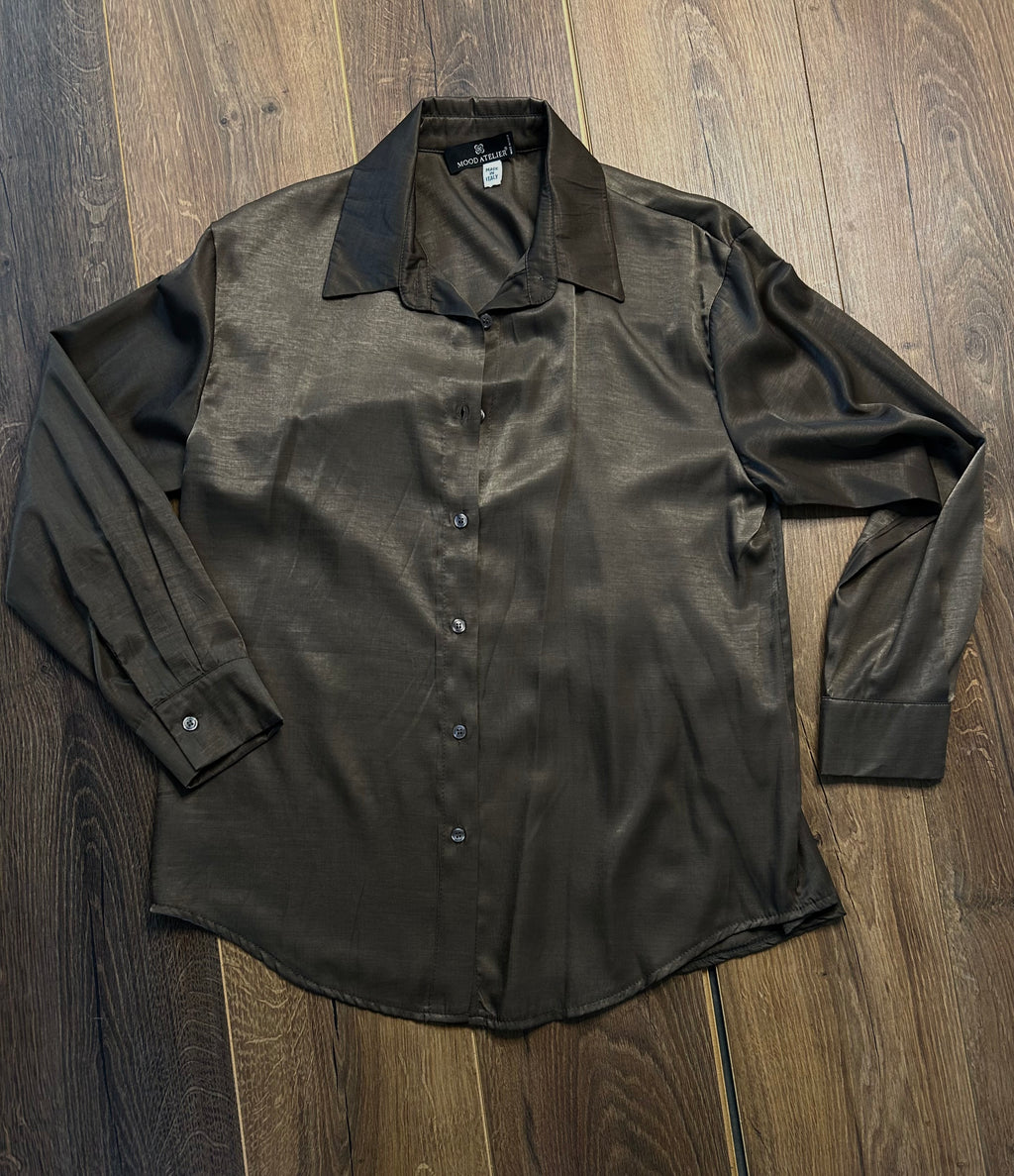 Camicia raso cangiante