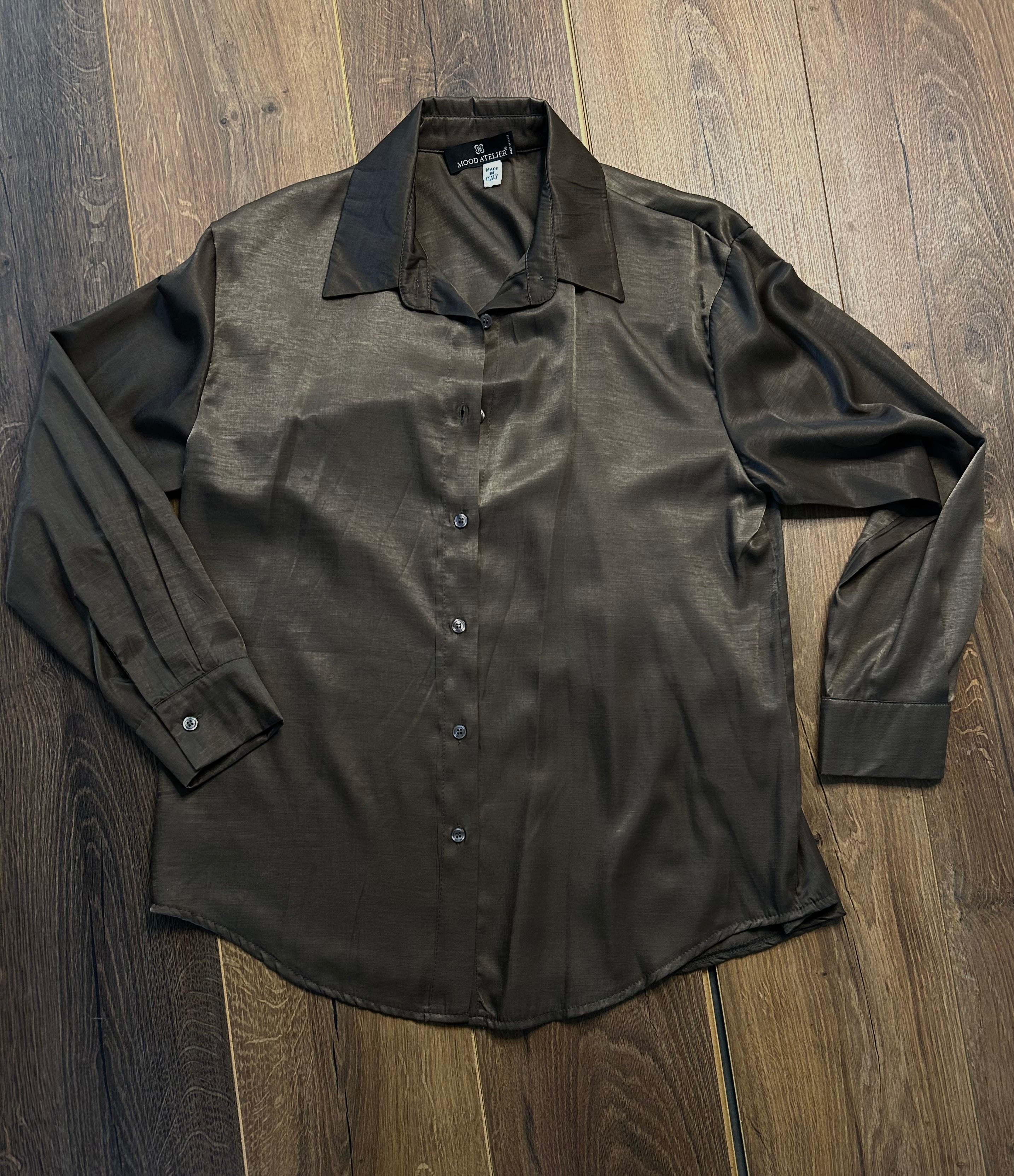 Camicia raso cangiante