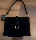 Borsa in pelle scamosciata